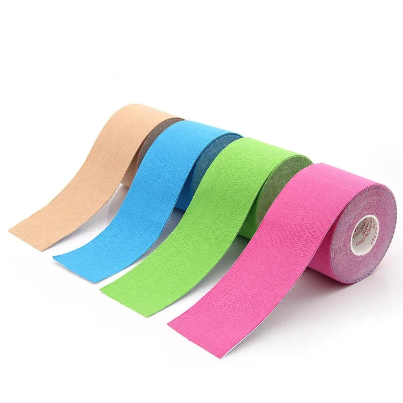 1/3pcs Sports Physiological Tape, Muscle Bandage, Sports Cotton, Elastic Adhesive, Strain Tape, Knee Muscle Pain Relief Patch