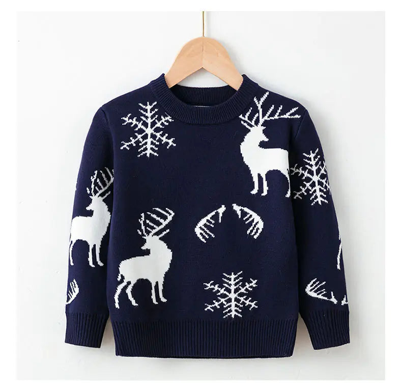 Children's Christmas Sweaters in Viscose and Cotton