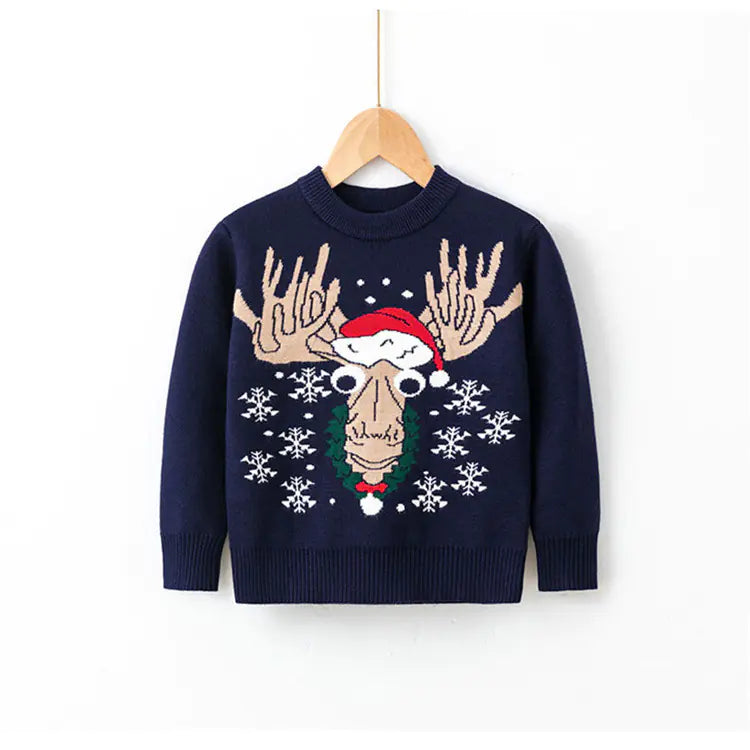 Children's Christmas Sweaters in Viscose and Cotton