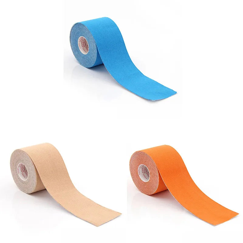 1/3pcs Sports Physiological Tape, Muscle Bandage, Sports Cotton, Elastic Adhesive, Strain Tape, Knee Muscle Pain Relief Patch