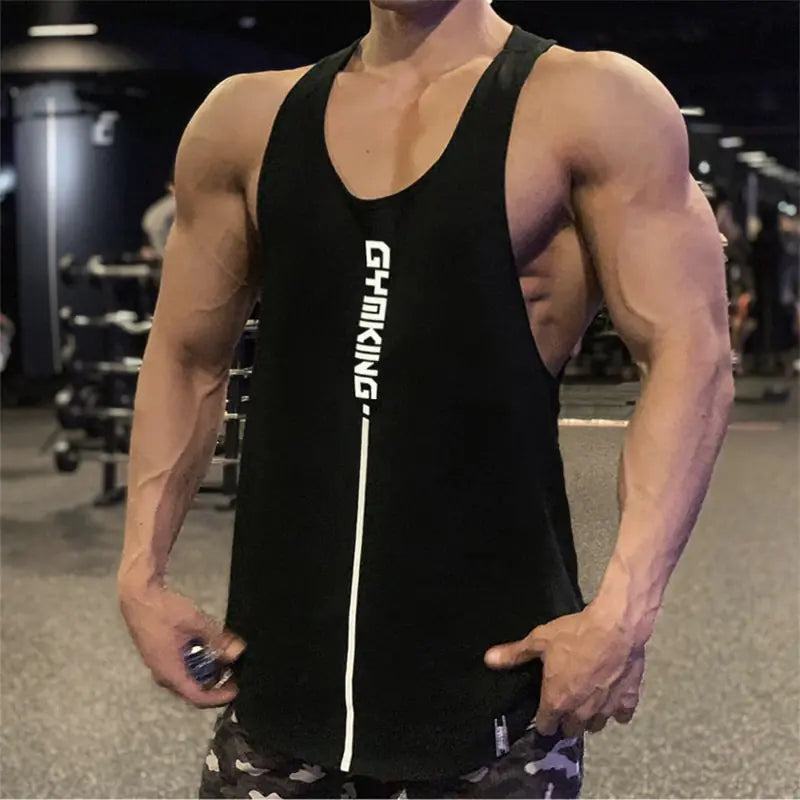 Men's Sleeveless Gym Workout Fitness Vest Tops