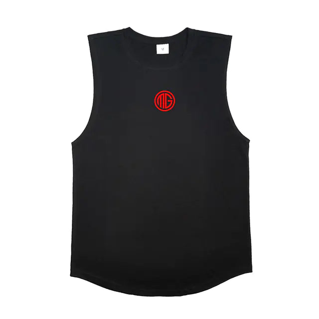 Men's Cotton Vest for Breathable Gym Exercise