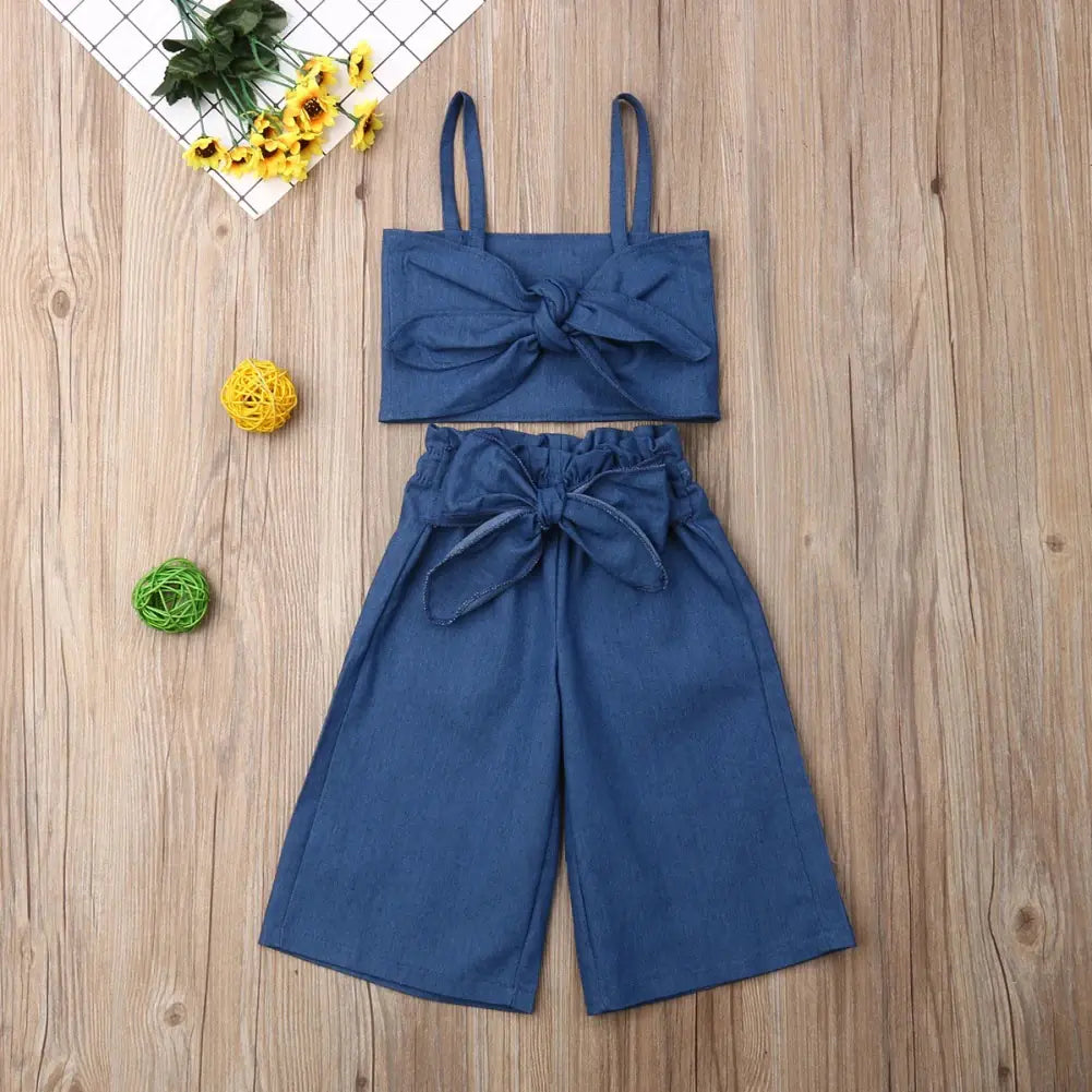 Denim Women's Shirt Set (Shirt Outfit)