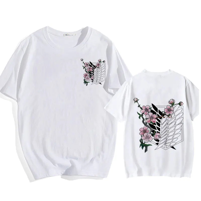 Basic Layering Shirt with Banana Print T-Shirt