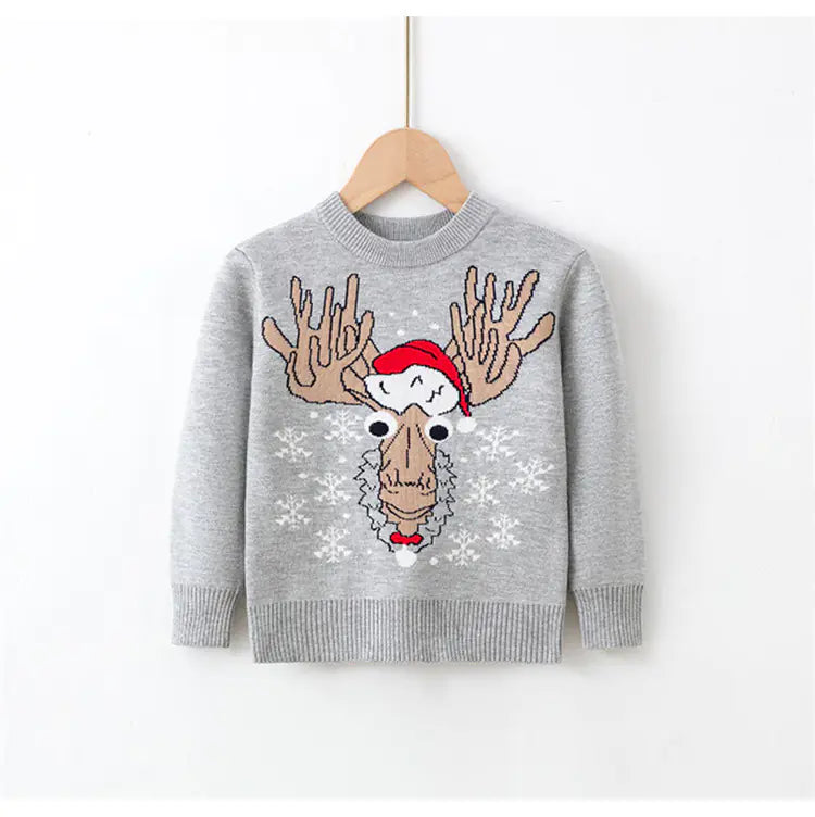Children's Christmas Sweaters in Viscose and Cotton