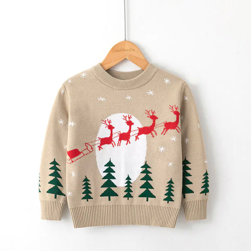 Children's Christmas Sweaters in Viscose and Cotton