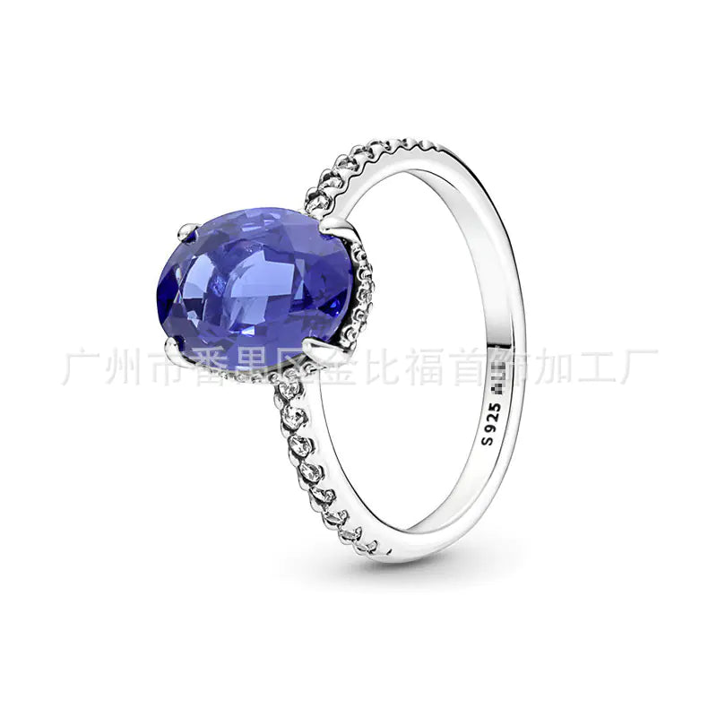 Pandora S925 Pink Diamond Heart Rose Gold Ring