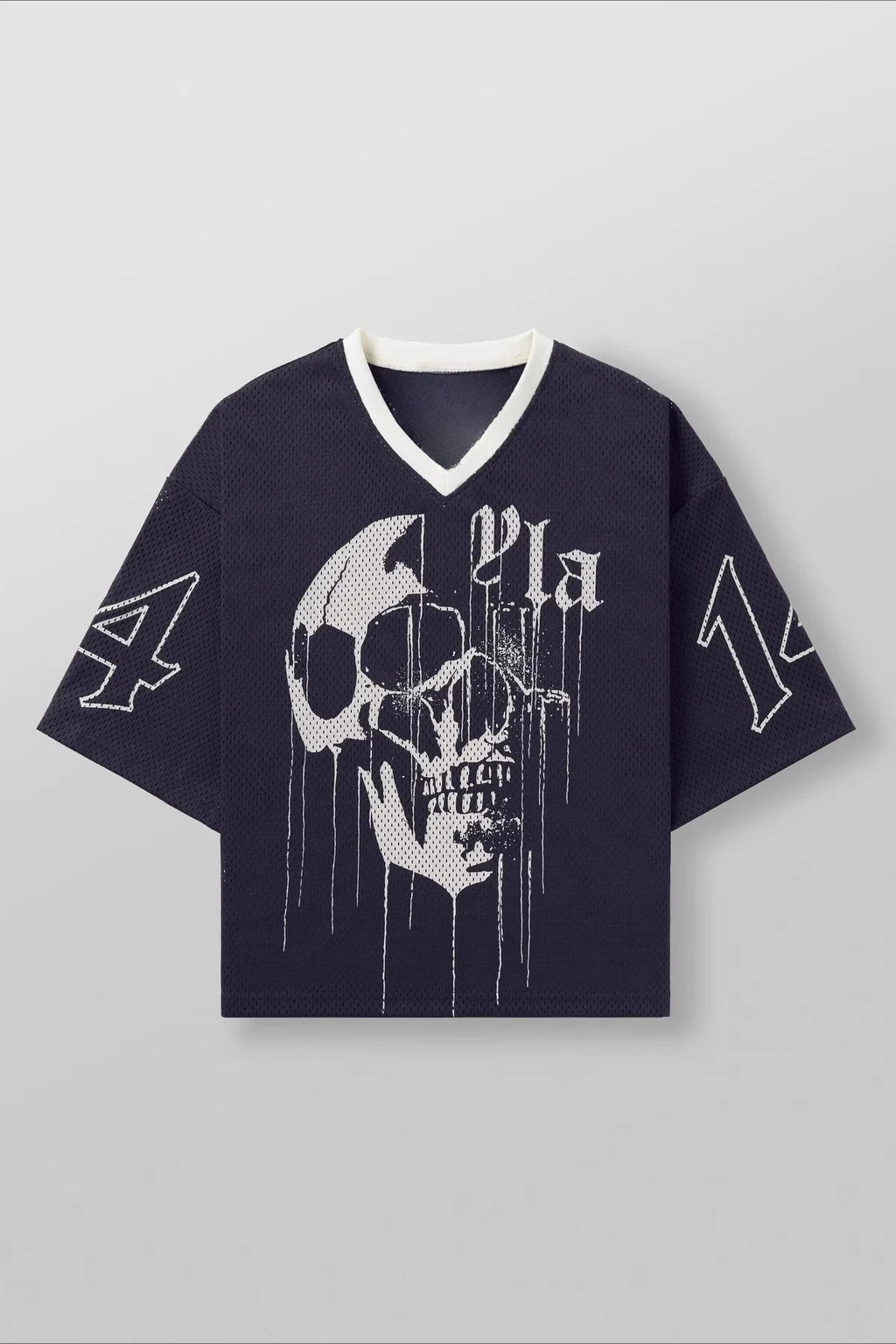 American Trendy Brand YOUNGLA Skull 3D Printed Sports T-shirt European and American Fitness Running Breathable Short-sleeved Top