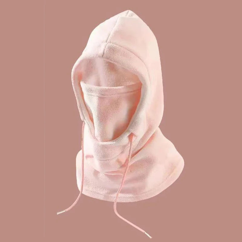 1Pcs Winter Warm Hat Beanies W/ Mask Neck Warmer 4-in-1 Windproof Balaclava For Men Women Cycling Cold Weather Protection Cap