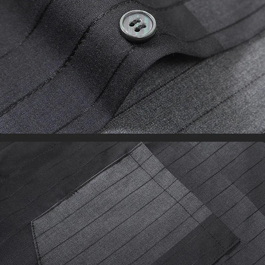 Trendy Plus Size Men's Short-Sleeved Shirt for Summer