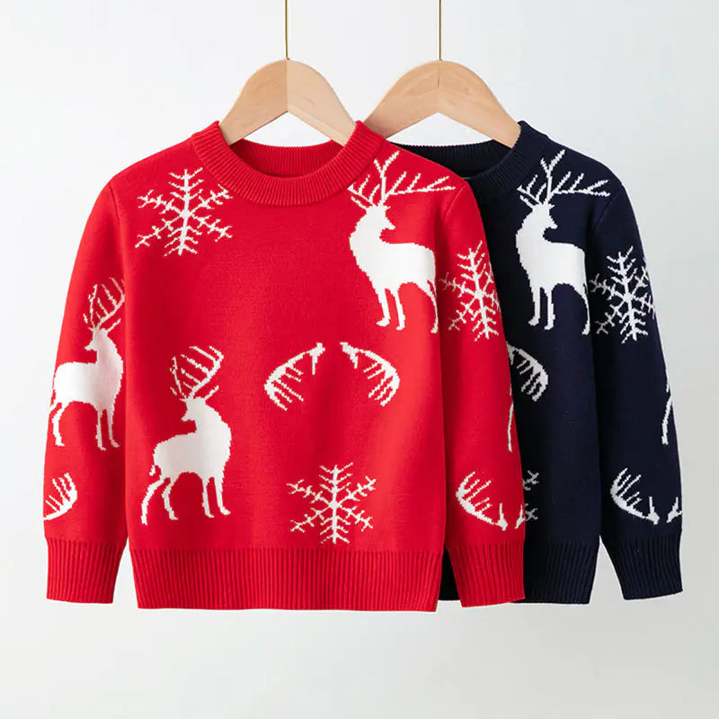 Children's Christmas Sweaters in Viscose and Cotton